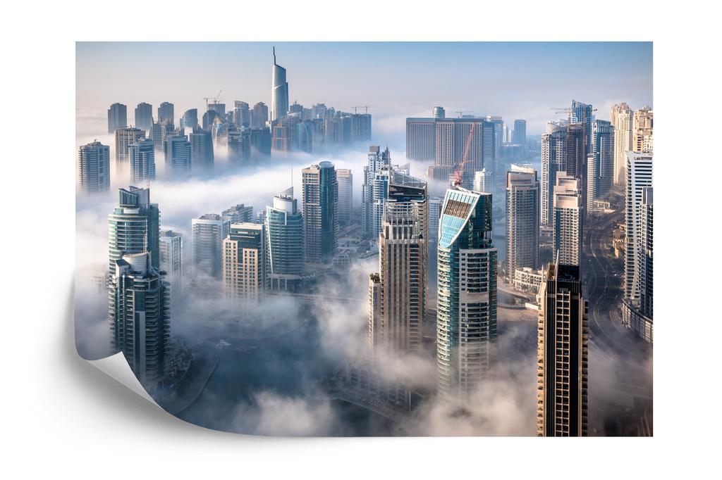 Photomural Dubai In Clouds Washable Fleece 104x70.5