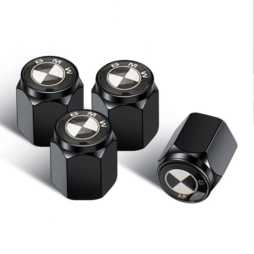 4 Pcs Wheels Rims Stem Air Tires Truck Bicycle Car Cover Tire Valve Caps Dust Caps for BMW M E60 E46 E90 F30 F10 G30 G20 F48 G22