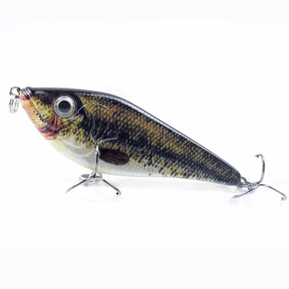 7.5cm 13.5g Sinking Jerkbait | Realistic Hard Fishing Lure for Pike & Bass with #6 Treble Hooks