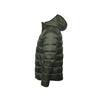 Tee Jays Men's Hooded Down Jacket In Recycled Polyester Khaki - - Khaki