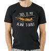 Men's Airplane Pilot  Cotton Shirt  Fitted  Comics