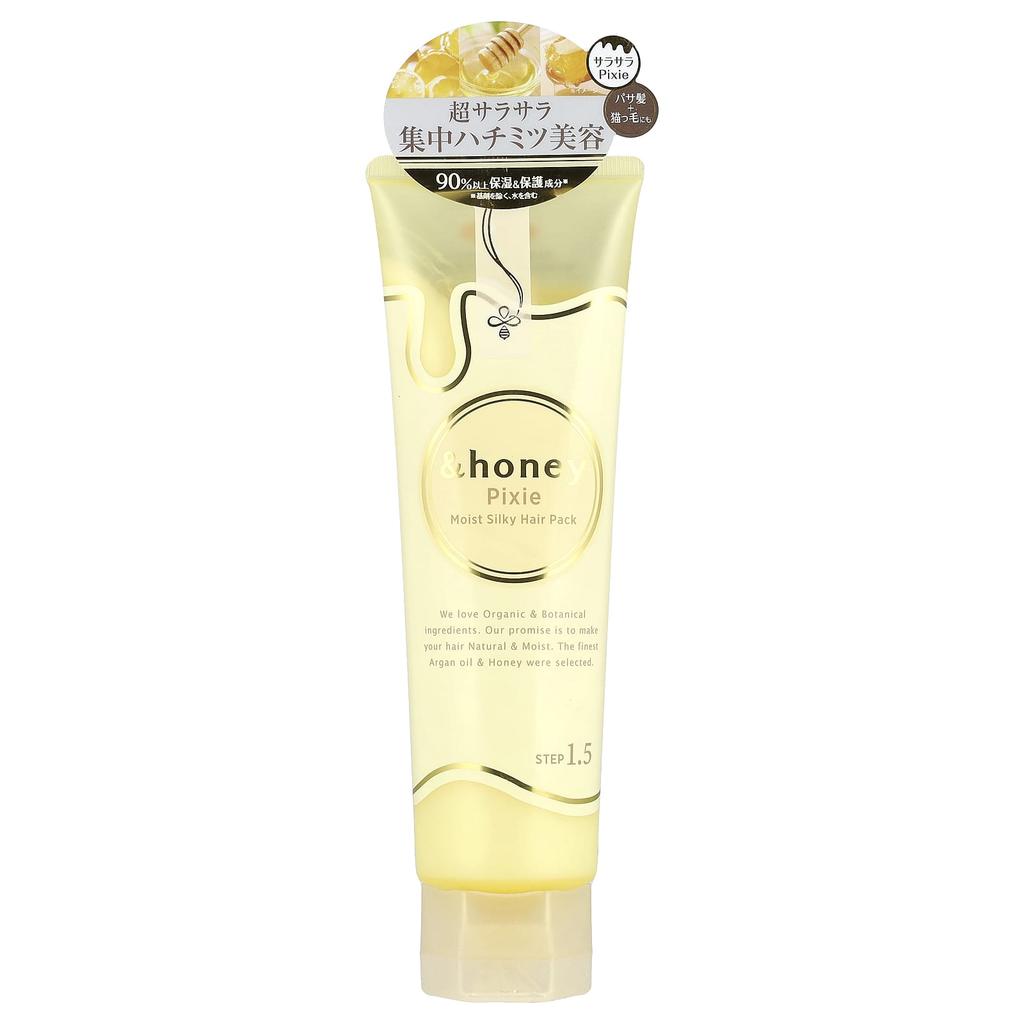 &Honey, Pixie Moist Silky Hair Pack, Star Fleur Honey, 130G(4.5Oz)