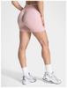 Leopard Print High-Waisted Seamless Yoga Shorts - Women's Fitness & Tummy Control Running Shorts