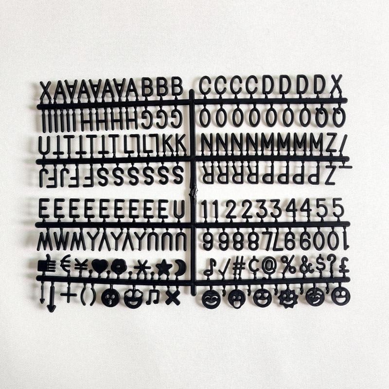 Original Handmade Felt Letter Message Matching Letters 170 Letters