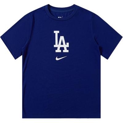 Nike Maglietta MLB Los Angeles Dodgers Moda Casual Sportiva Versatile Comoda Morbida Stampata Girocollo Manica Corta T-Shirt 3Z3B7NMGT-LAD