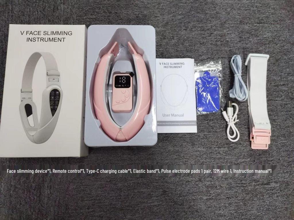 V-Shaped Microcurrent Facial Lifting & Firming Massager