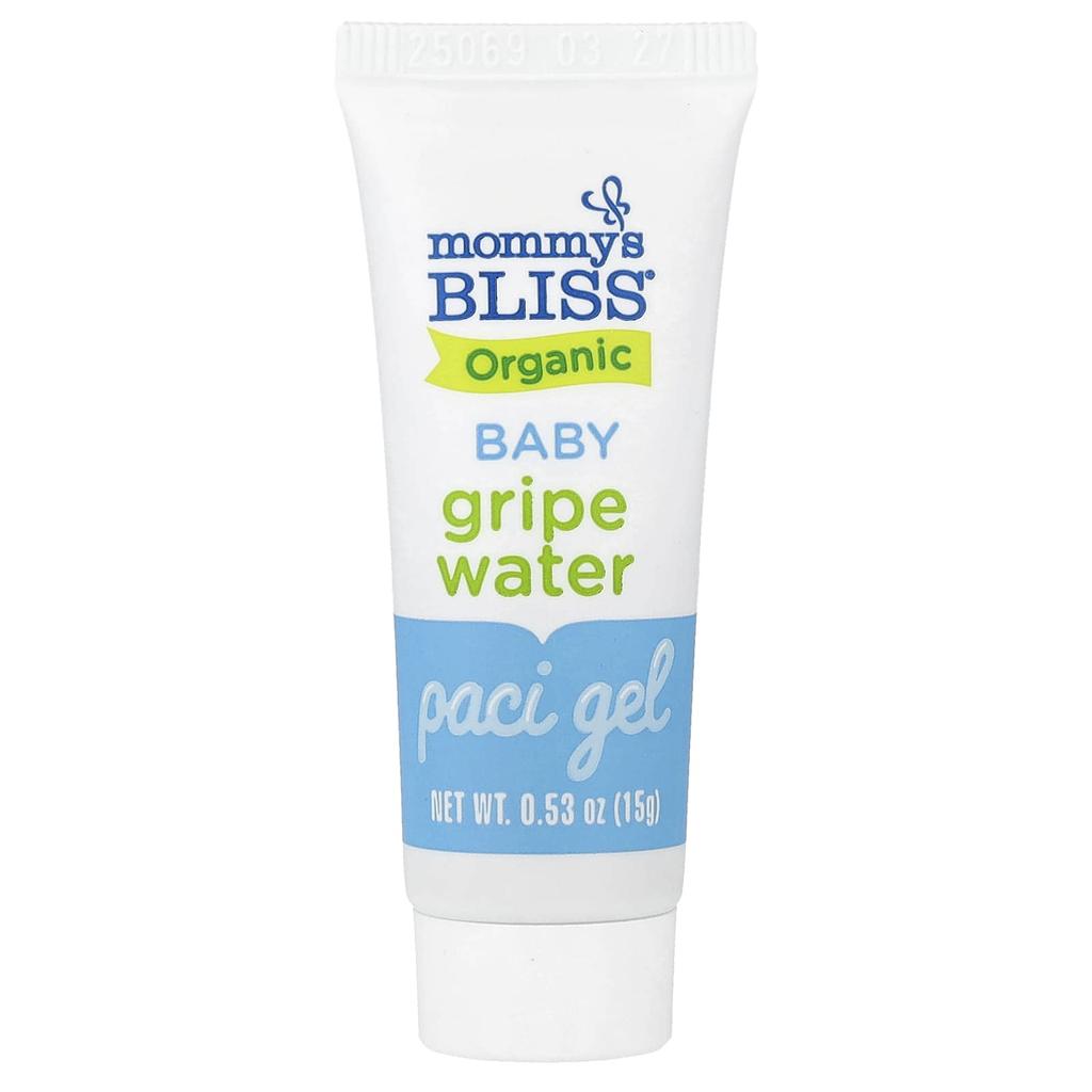 Mommy's Bliss Organic Gripe Water, Paci Gel, 2 Weeks Older, 15g (0.53oz)