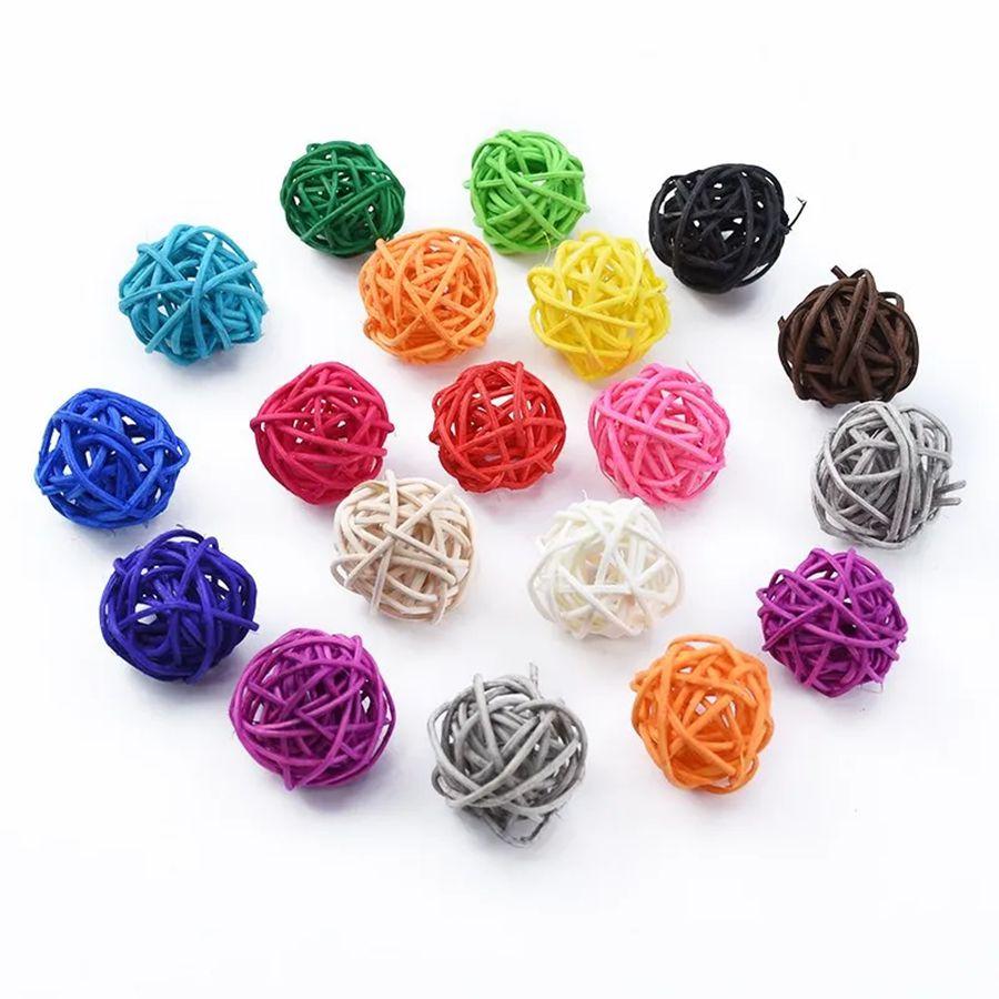 

Artificial Plants Rattan Balls Home Room Decoration Accessories Diy Candy Box Festival Bridal Accessories Clearance Stage Props 20pcs