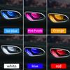 4pcs Car Ambient LED Light Auto Inner Door Bowl Handle Armrest Light Car Door Interior Decorative Atmosphere Lamp Universal