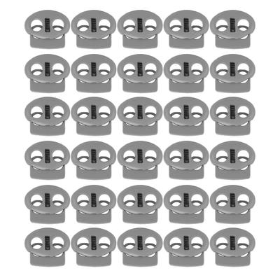 30Pcs Spring Cord Lock Zinc Alloy Durable Multipurpose Spring Toggle Stopper Fastener for Drawstrings Bag Replacement