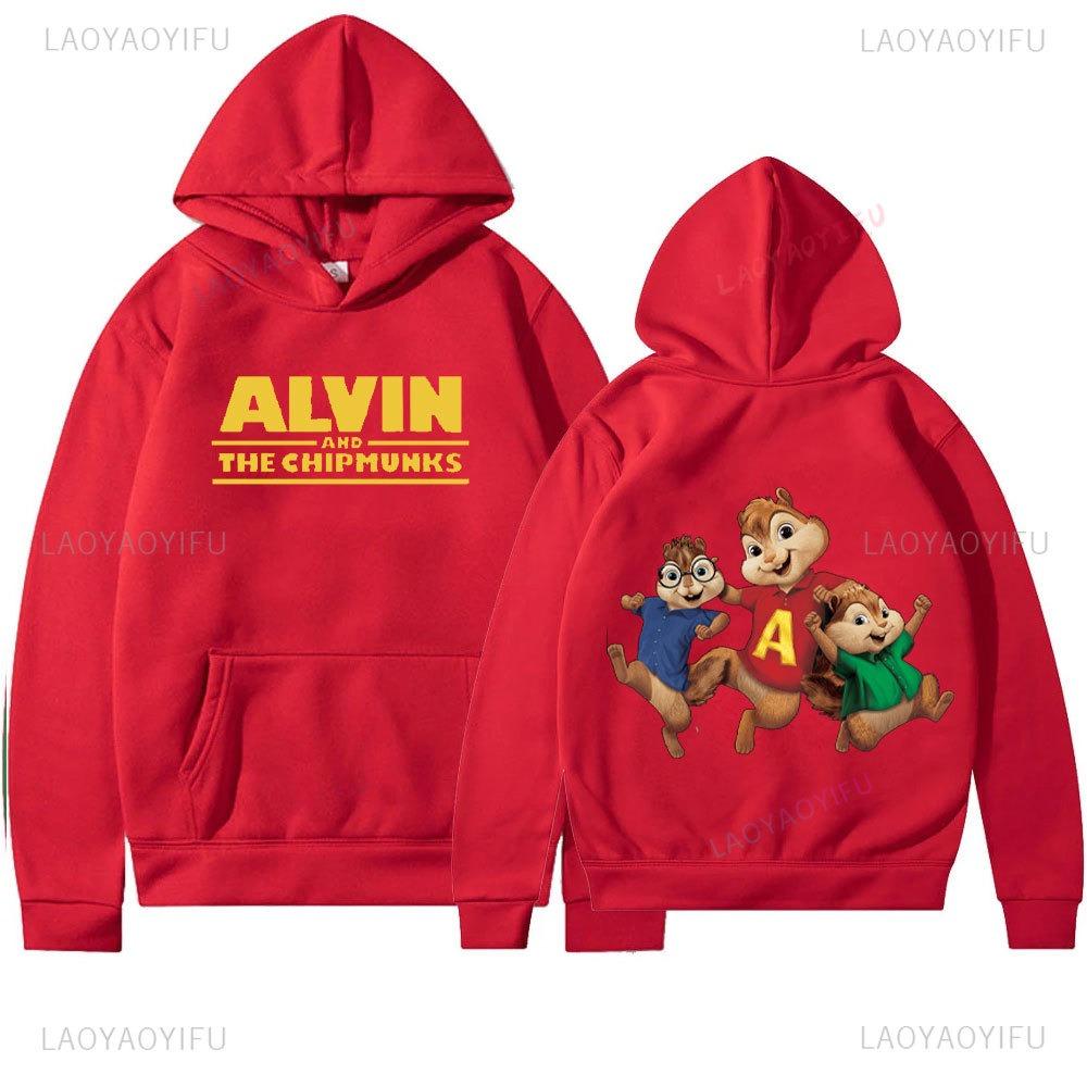 

Alvin and The Chipmunks Fashion Unisex Casual Sportswear Men s Hoody Alvin Chipmunk Halloween Costume Women s Pullover Tops 3XL