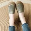Fashion New handmade hollowed flats women's summer sandal shoes elderly woman slip on non slip moccasins mother comfortable driver shoes