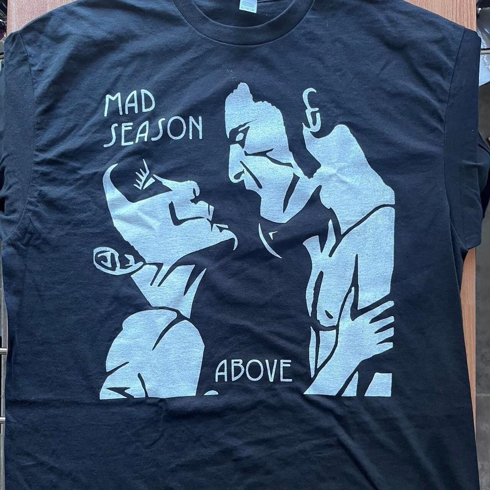 Rare! Mad season above  tee Band tshirt Unisex Cotton FL0407 Unisex T-Shirt L