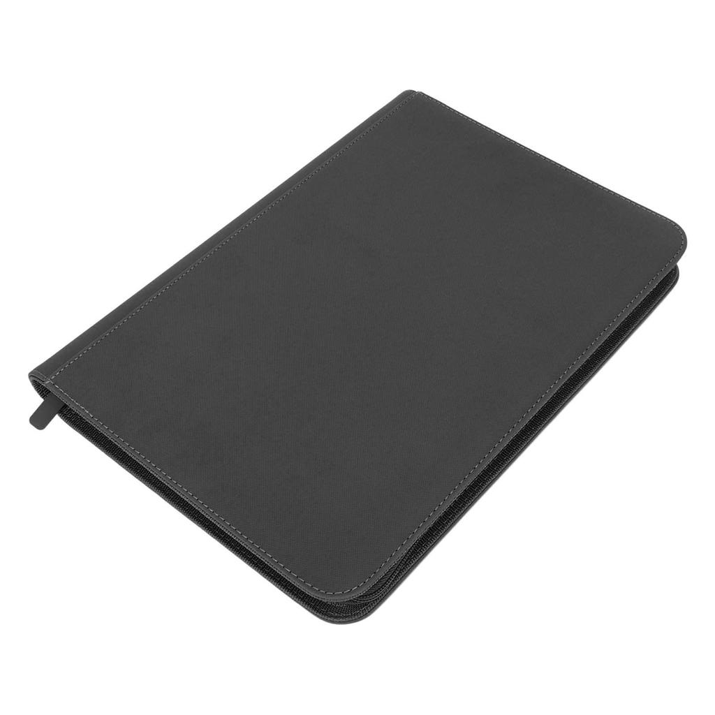 9 Pockets Card Binder Zipper Fully Enclosed PU 360 Side Loading Pocket Trading Card Album Folder