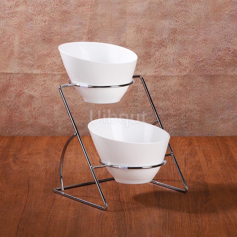 Stainless Steel MELAMINE Oblique mouthed Sauce Bowl rack Hot Pot Buffet Seasoning basket Jar dish Container Salad Spherical Bowl