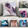 Anime N-Noragami Pillow Case Sofa Decorative Home Double-sided Print Plush Square Throw Pillow Covers Cushion Decor Cover