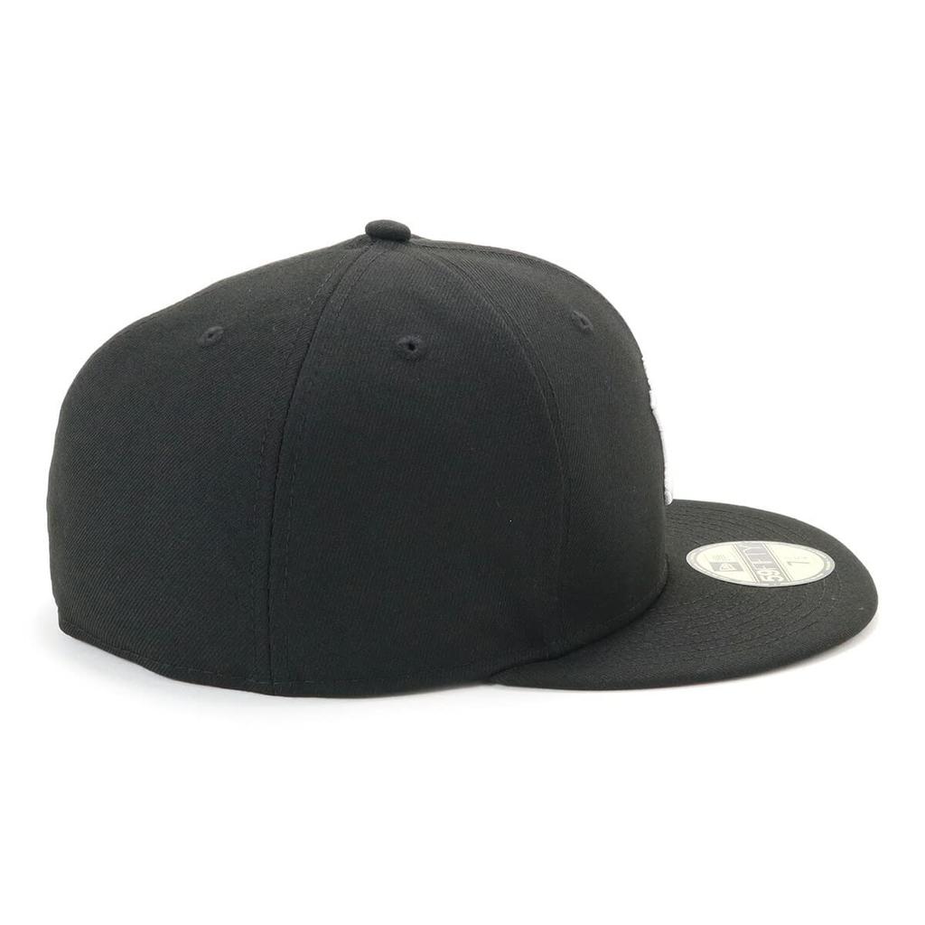 New Era 59FIFTY NY Size 7 New York Yankees Black/White Cap, 5/8, MLB,