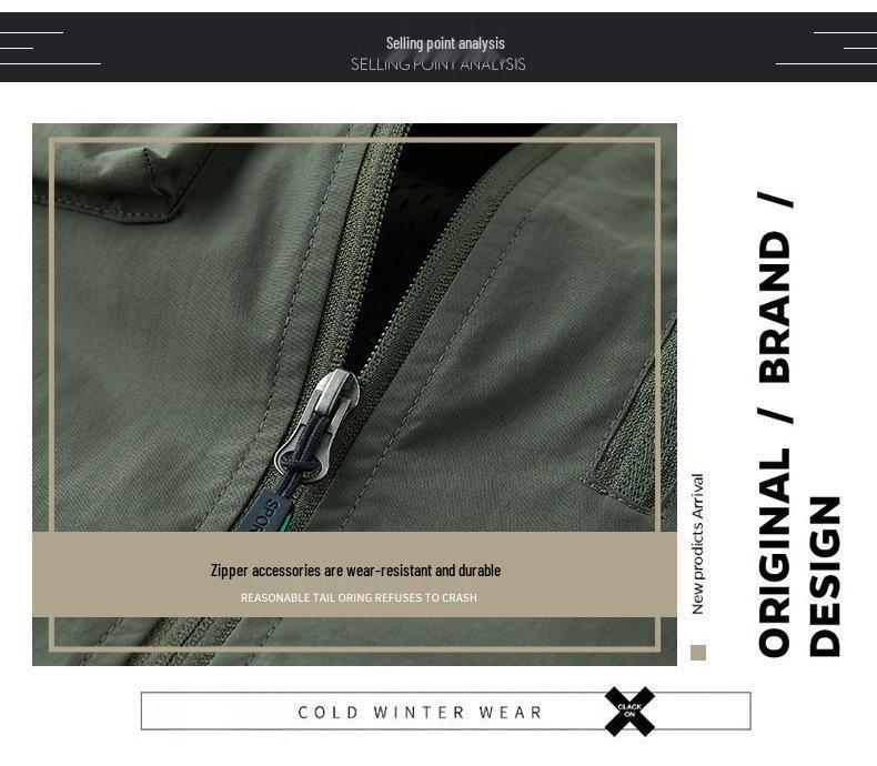 Gilet da pesca casual da uomo multi-tasche per primavera e autunno, per esterni, per mezza età e anziani