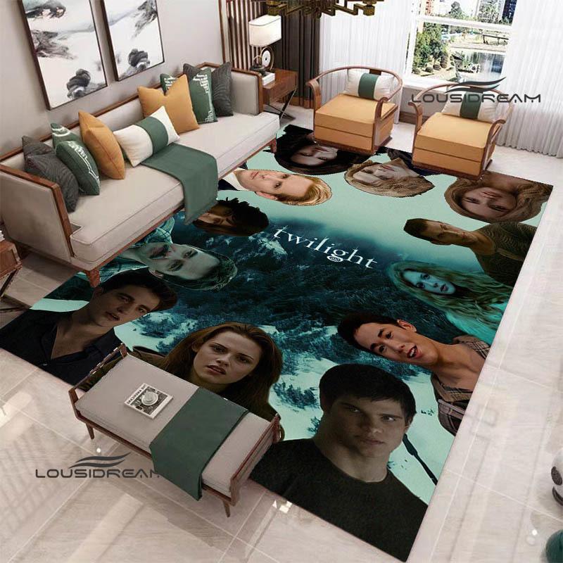 The Twilight Saga printed carpet Living room bedroom non-slip carpets Yoga mat Outdoor carpet kawaii rug birthday gift