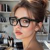 Anti-Blue Light Glasses for Women Men Classic Square Frame Eyewear Fashion Office Computer Goggles Blue Rays Blocking Glasses