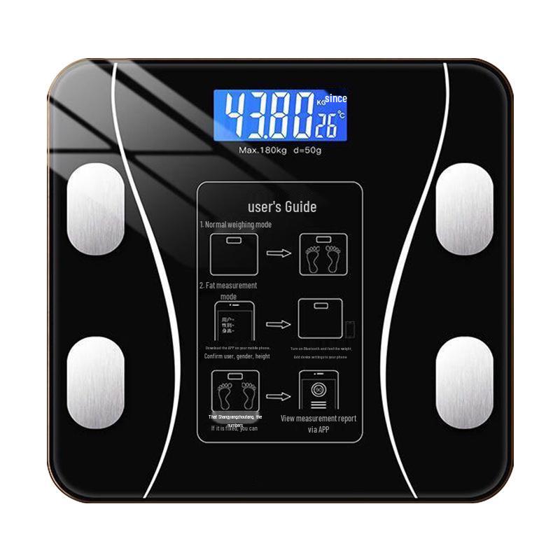 Smart Electronic Body Scale with Charging Capability - Measures Weight, Height, and Body Fat