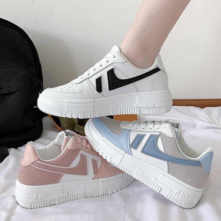 Internet Celebrity Board Shoes, Female Korean Version, Student White Shoes, Instagram Trendy Sports and Casual Shoes, Easy To Match, Trendy Shoes