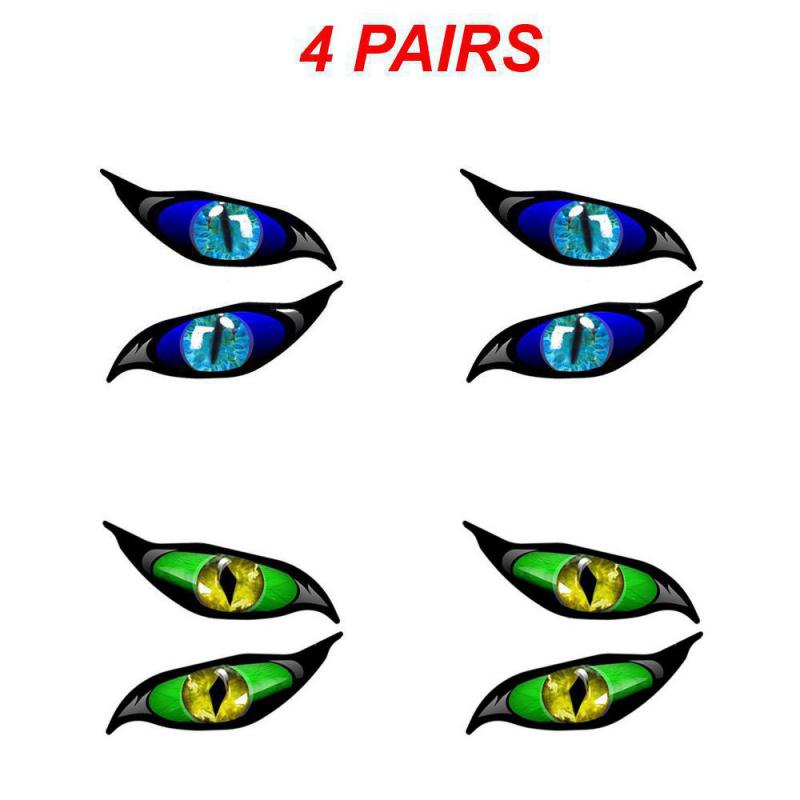 2/3/4PAIRS Anime Stickers Cover Scratches Uv Blocking Pvc Must Have 4 Colors Top Rated Lasting Car Exterior