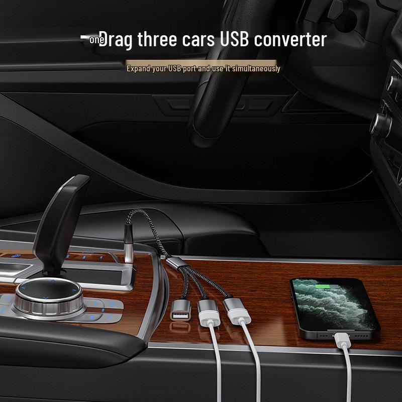 Type-C USB Extender & Charger Adapter: One-to-Four Multi-Function Dock
