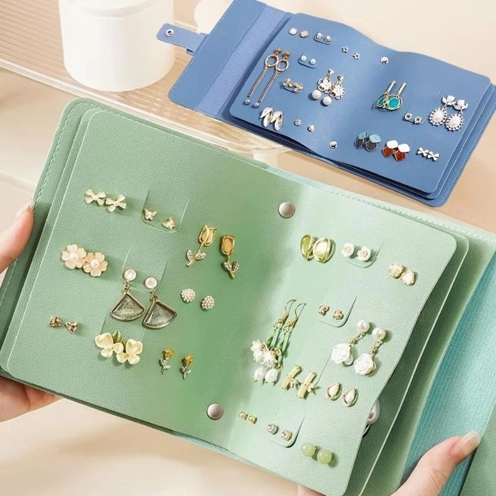 Creative Ear Stud Storage Bag Multi-layer Book Type Storage Bag  Jewelry Organization