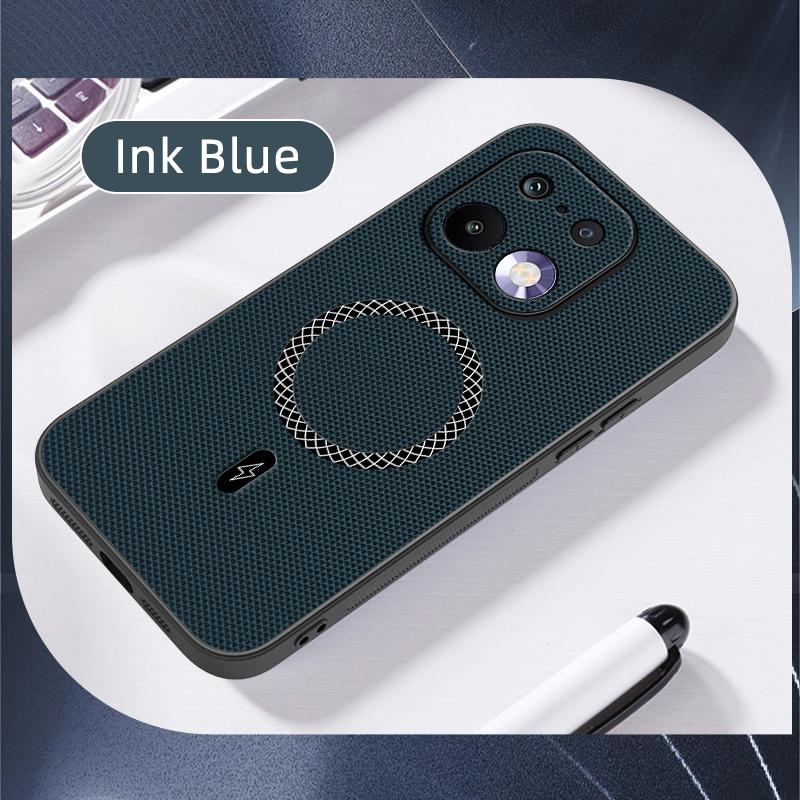 3D Leather Texture Wireless Charging ShockProof Magnetic Case For Realme 16 Pro Plus Realme16Pro+ G Phone Cover