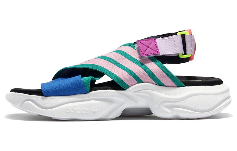Adidas Wmns Magmur Sandal  Glory Green Pink Blue  Women s EF5864 38