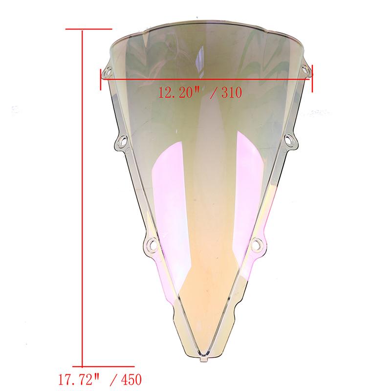 Iridium Windscreen Air Deflector Fit for Yamaha YZF R1 2002-2003 Motorbike Racing Street Riding Protection