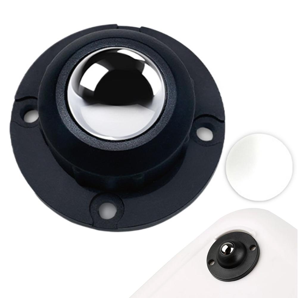 1/4Pcs Self Adhesive Type Mute Ball Universal Wheel Furniture Casters Wheels Stainless Steel Wheel 360° Rotation