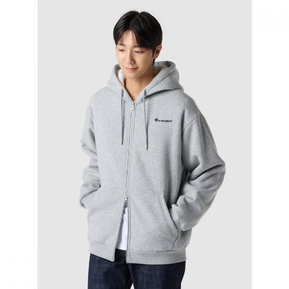 Le Coq Sportif Loose Hoodie Zip Up Mgr Qq423lfto1 Unisex MGR GREY110 public 2XL 12660₽