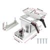 Benches Grinder Tool Rest Adjustable Replacement Tool Rest Sharpening Jig for 6 8inch Benches Grinderwith Flat Miter Slide