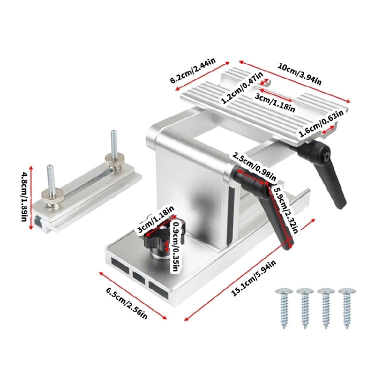 Benches Grinder Tool Rest Adjustable Replacement Tool Rest Sharpening Jig for 6 8inch Benches Grinderwith Flat Miter Slide