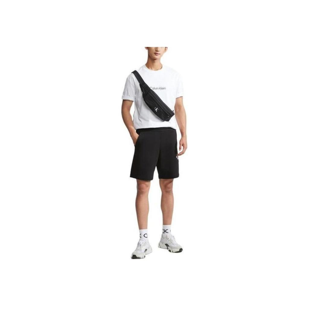 Calvin Klein Letter Print Elastic Waist Casual Shorts Men Shorts Space-Black J324250-BEH