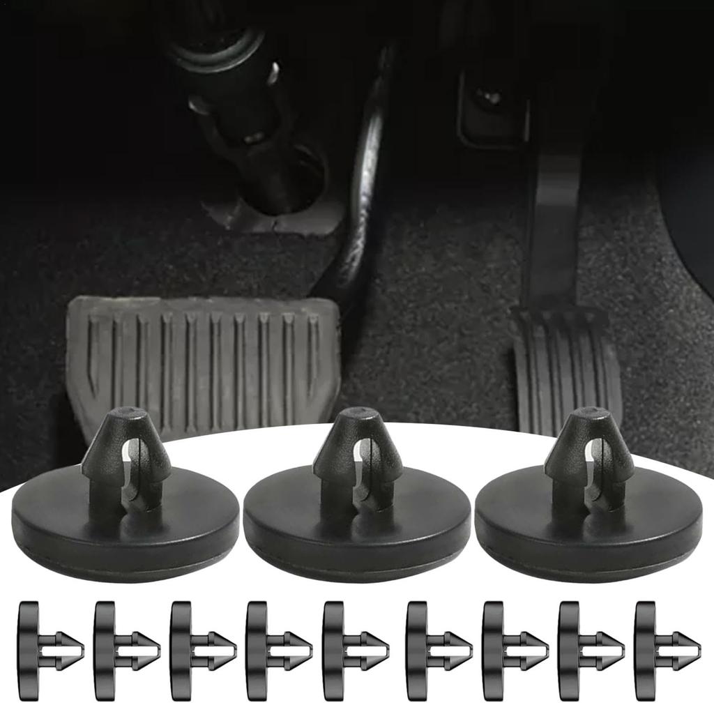 Buogint Brake Pedal Stopper, Rubber Stopper Brake Pedal, Auto Brake Pedal Pad Replacement for