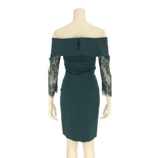 GRAXIA Cabaret Midi for Hostess Size L Dress, Dress, Off-the-Shoulder, High-Waisted, Fitted, Hostesses, Clubs, Lounges, 3/4 Sleeves, Gathered, Slit,
