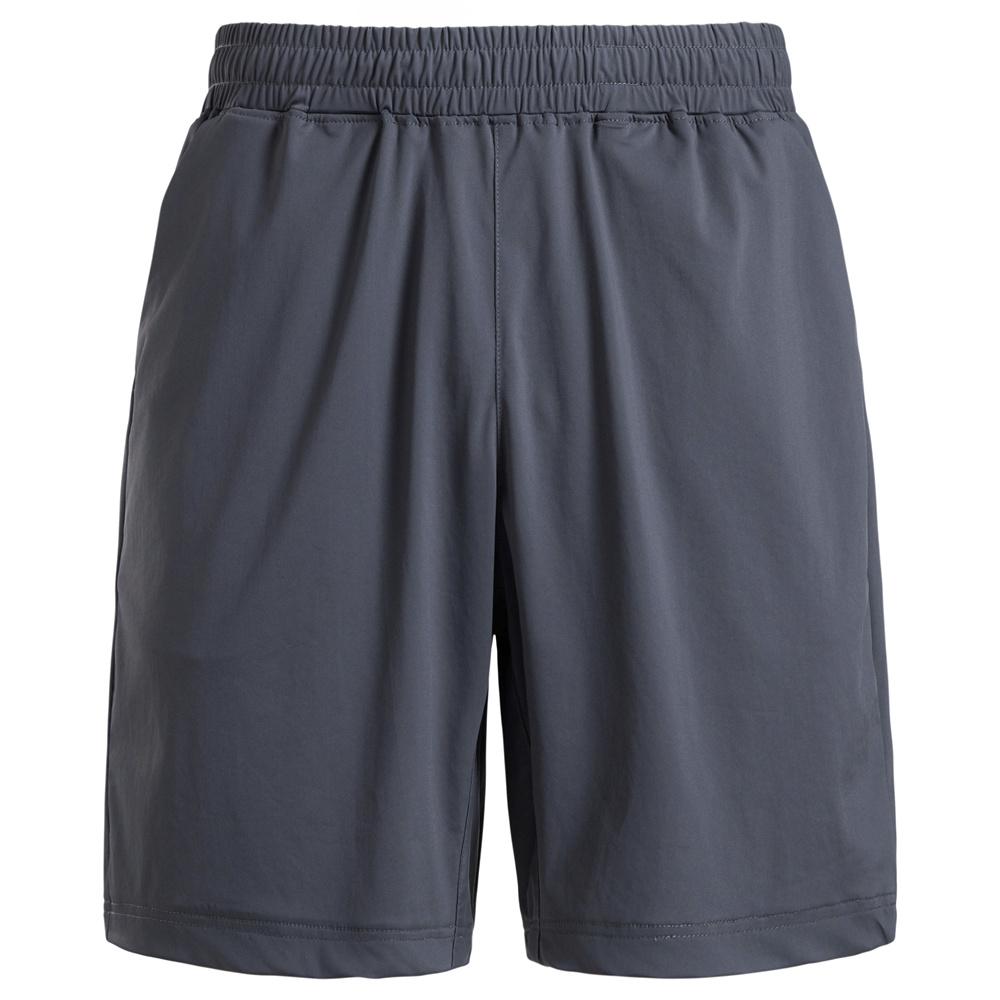 

AIOPESON Men s Active Shorts High Stretch Lightweight Breathable Summer Fitness Training Athleisure Solid Shorts XXL темно-сірий колір