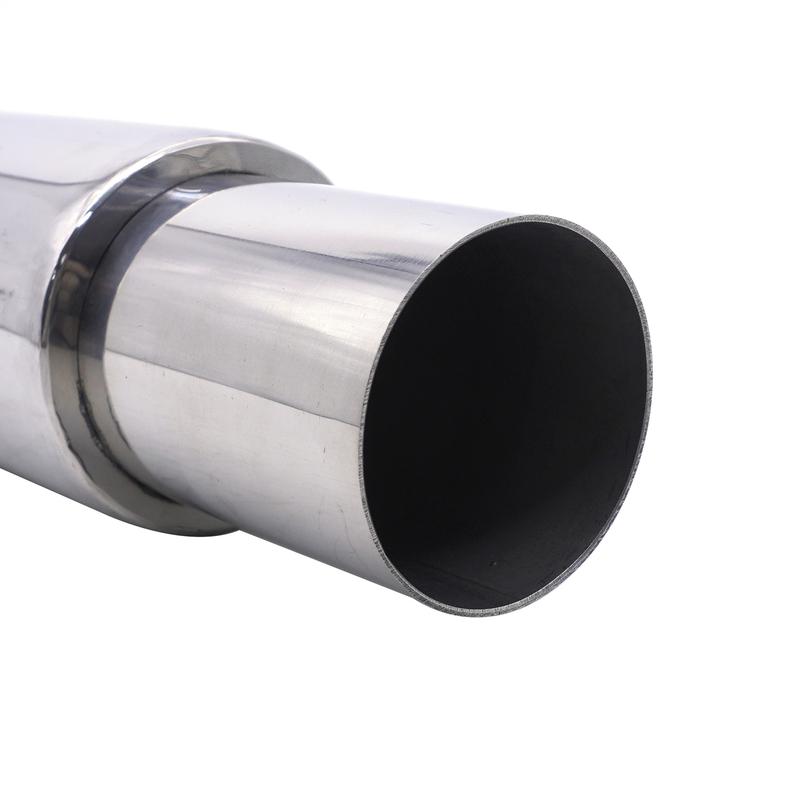 2inch Car Exhaust Muffler Pipes Universal 51MM Tailpipe Exhaust System Racing Sport Mufflers Turbo Sound Boost Stainless Steel