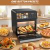Air Fryer 10L, Large Capacity Oil-Free Air Fryer Oven, 1800W Digital Touchscreen, 8 Preset Cooking Functions, Viewing Window & Interior Light