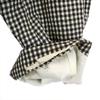 Lanvin Silk Check Pattern Tailored Jacket ST46-54 Black X White Men's Used