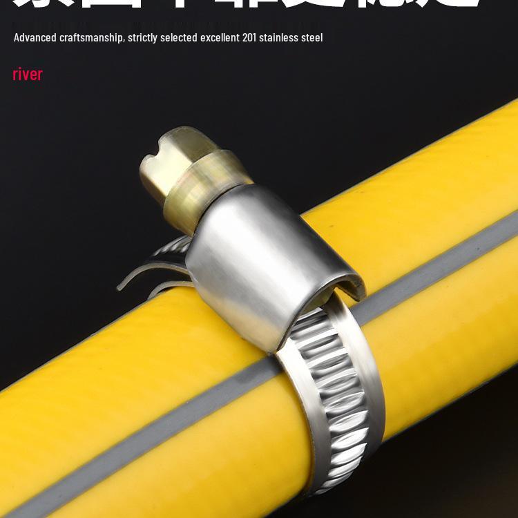 201 Stainless Steel Hose and Pipe Clamp for Water Pipes, Range Hoods, Washing Machines, and Gas Pipes