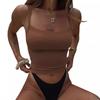 Women Sexy Slim Fit Cropped Single Strap Y2k Casual Camisole Top