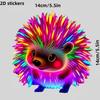 1pcs 14cm Colorful Hedgehog Car Sticker Waterproof Vinyl Decal Fun Decor