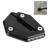 Kickstand Extension Pad Anti Slip Side Stand Support Fit for Yamaha MT 07 FZ 07 TRACER 700 2014 2019(Black )