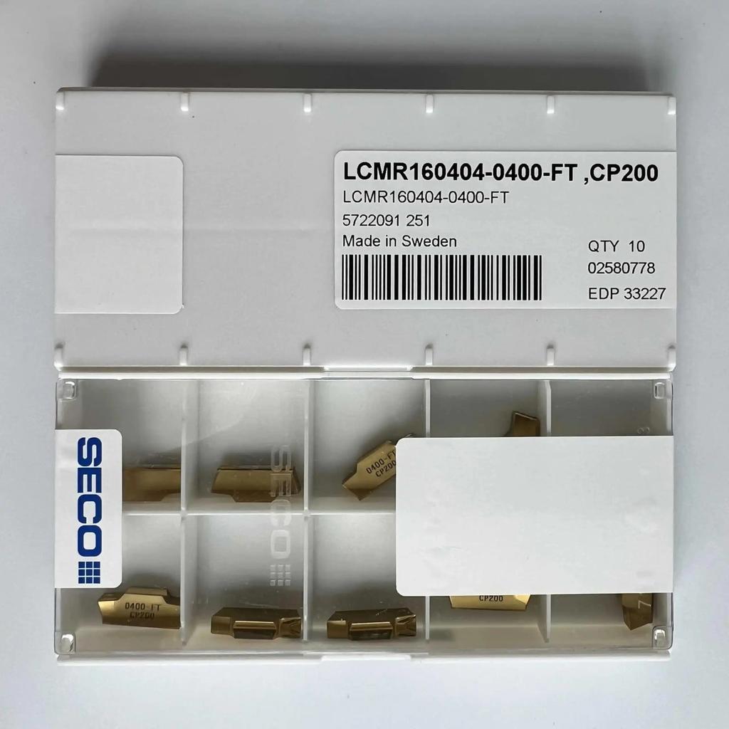 SECO / LCMR160404-0400-FT,CP200 /Original genuine CNC alloy blade 10 PCS