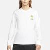 Nike Lebron Sfg Sports Print Crew Neck Long Sleeve T-Shirt Men Tops White DN2906-100