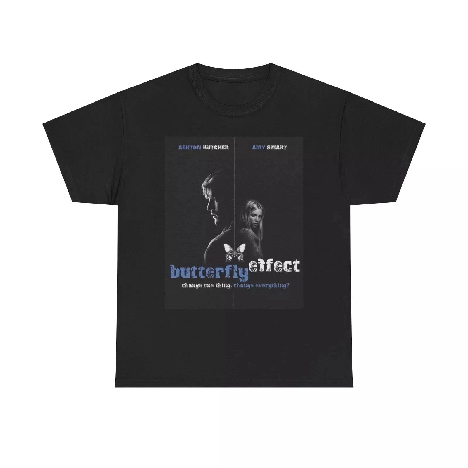 The Butterfly Effect Graphic T Shirt Vintage Poster 90s Unisex Heavy Cotton Tee XS